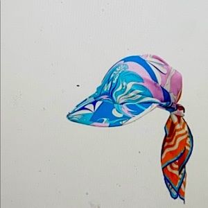 Emilio Pucci tie-detail patterned baseball cap